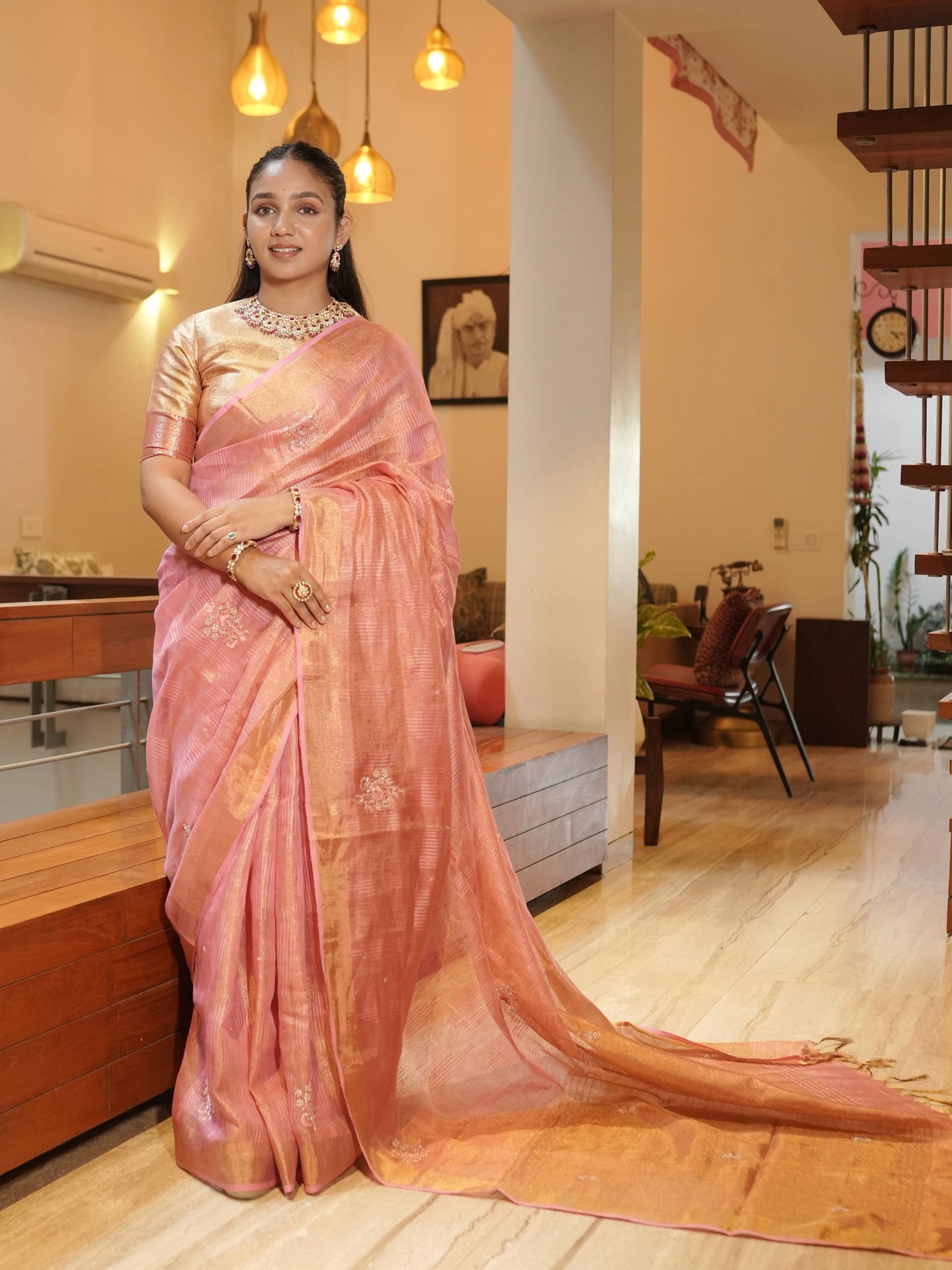 Fancy Tissue Saree