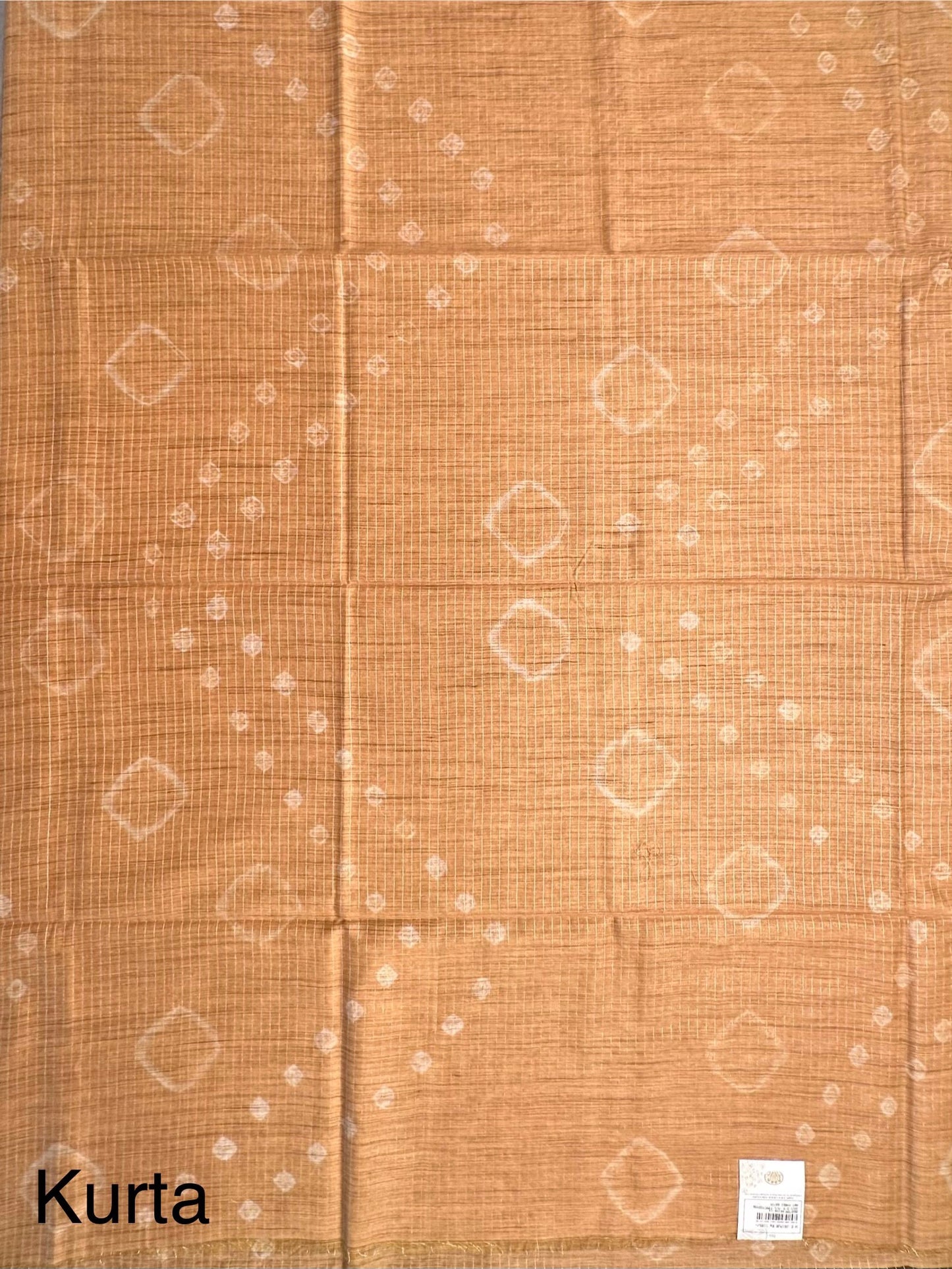 Mustard Kumari Art Cotton 3-Piece Suit