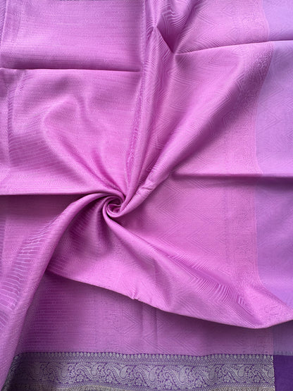 Lavender Fancy Tissue Saree