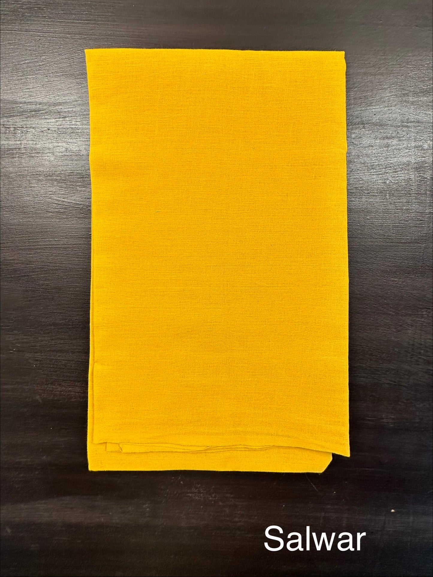 Yellow South Cotton 3-Piece Suit