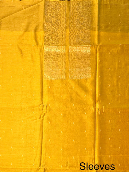 Mustard Dhruvisha Handloom Chanderi Suit