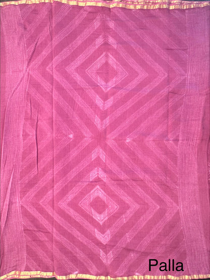 Pink Chanderi Saree