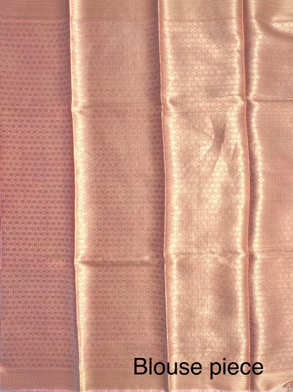 Pink Arvita Kota Doria Fancy Cotton Saree