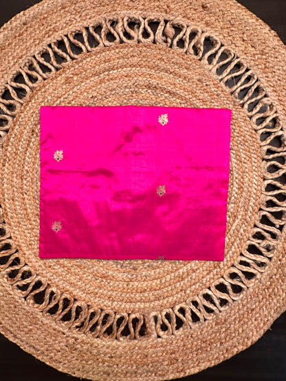 Rani Pure Silk Saree Bag With Pouch