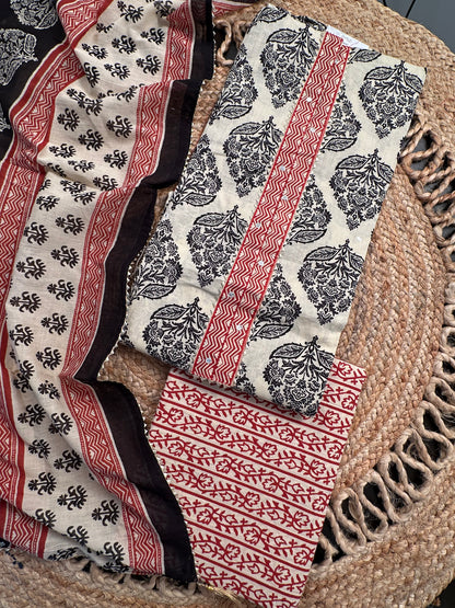 Pure Jaipuri Cotton Suit