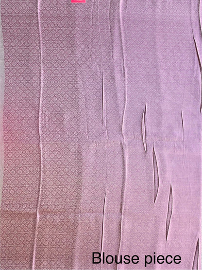 Mauve Aditi Jamawar Artificial Silk Saree