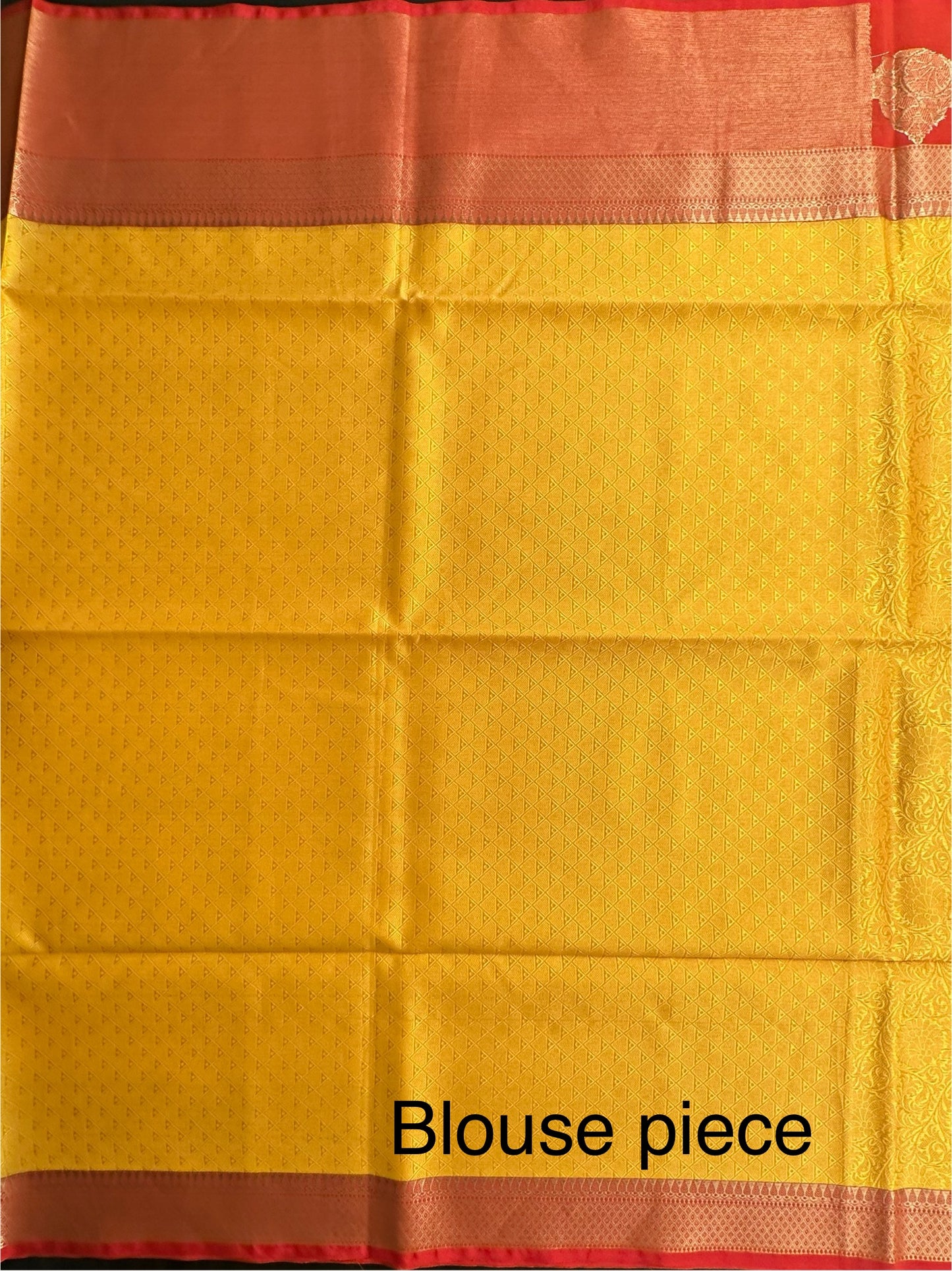 Yellow Fancy Tissue Saree