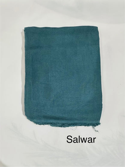 Rama Green Artificial Crepe Unstitched 3-Piece Suit