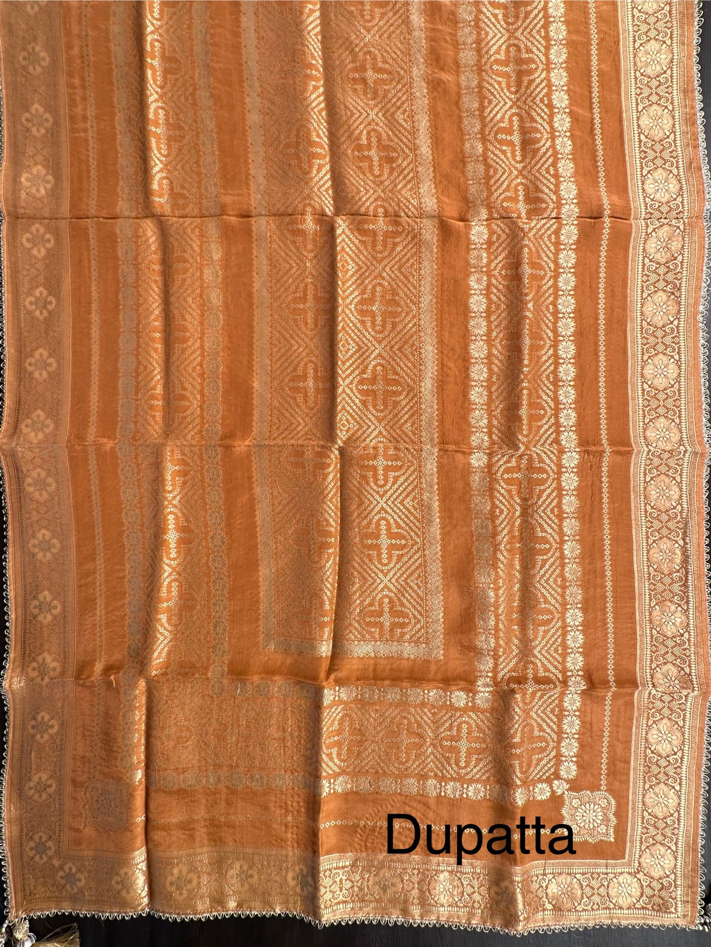 Orange Blended Tissue Suit