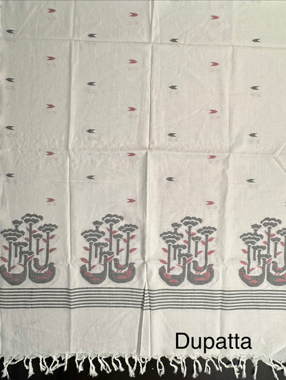 Black South Cotton Suit