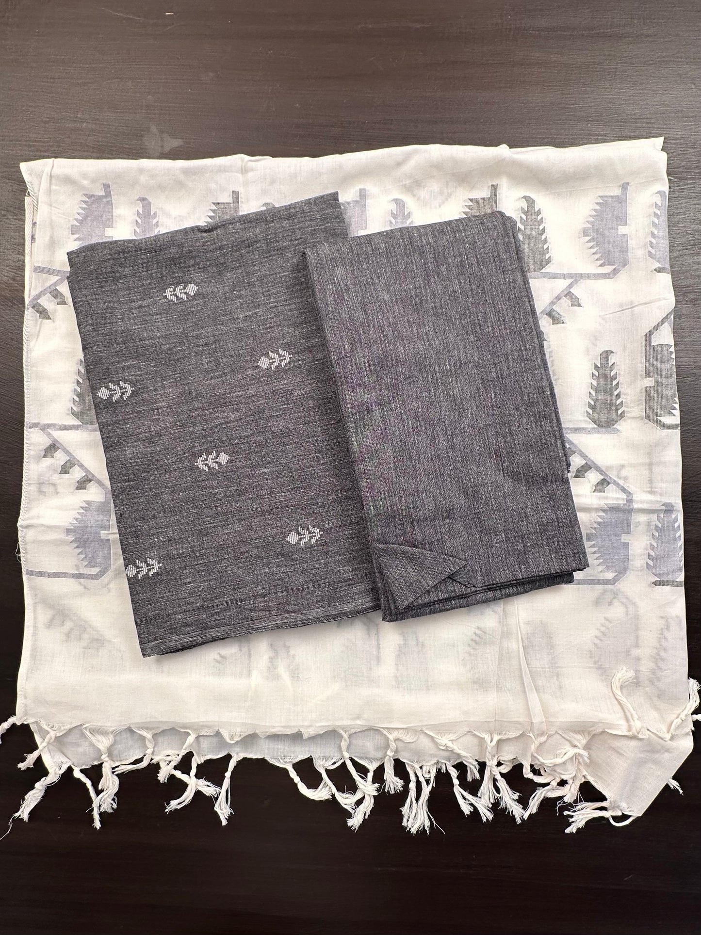 Grey South Cotton Suit