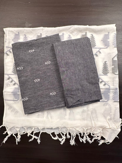 Grey South Cotton Suit