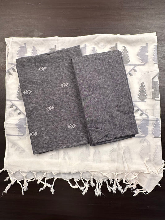 Grey South Cotton Suit