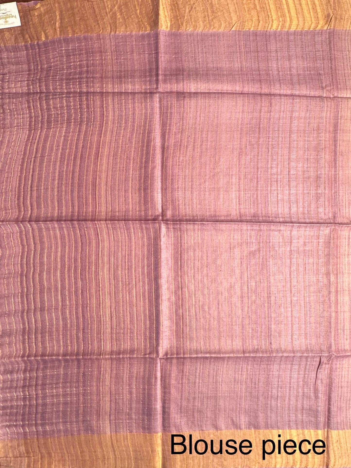 Shaded Purple Handloom Tussar Silk Saree