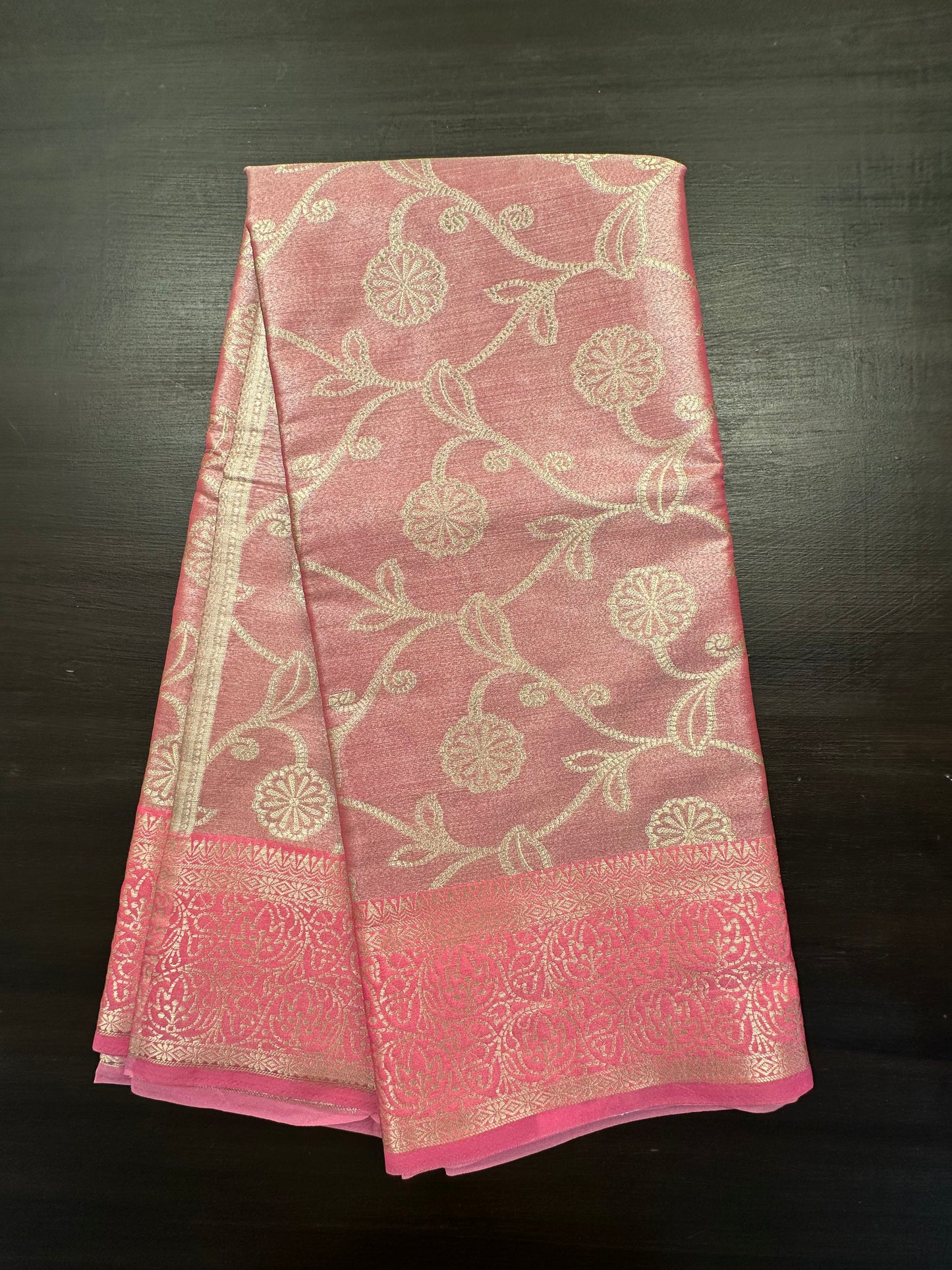 Pink Seerat Tissue Saree