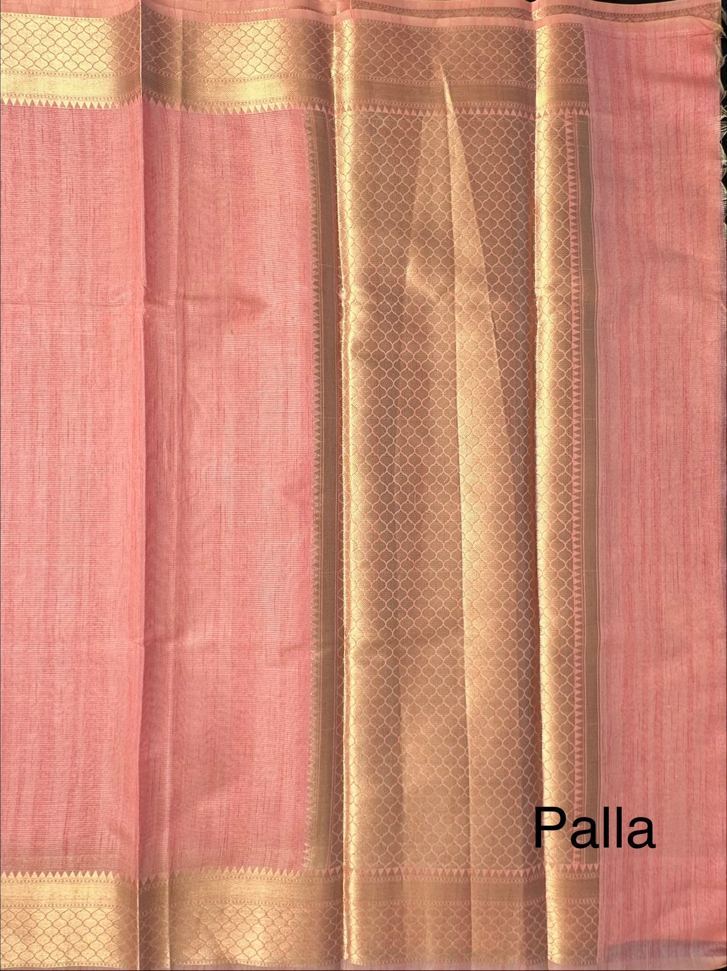 Pink Ananya Tissue Saree