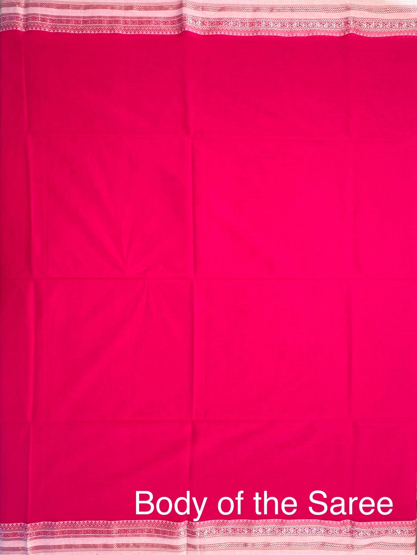 Rani Piku Bengal Cotton Saree
