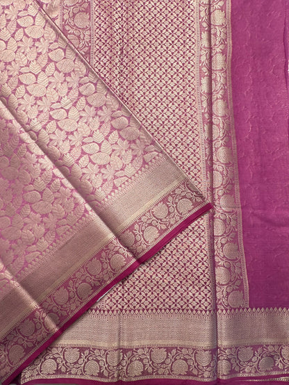 Magenta Vartika Tissue Saree
