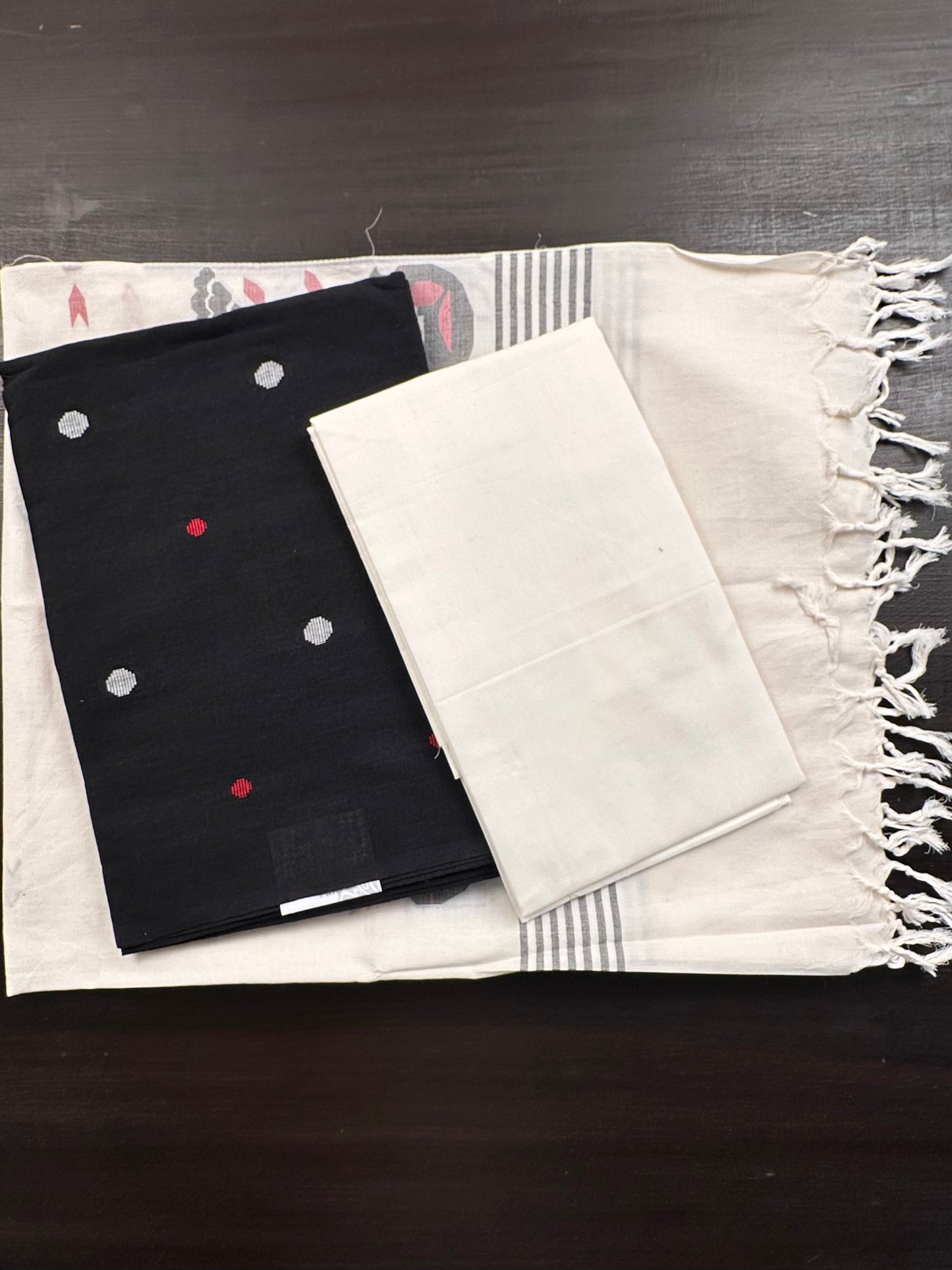 Black South Cotton Suit