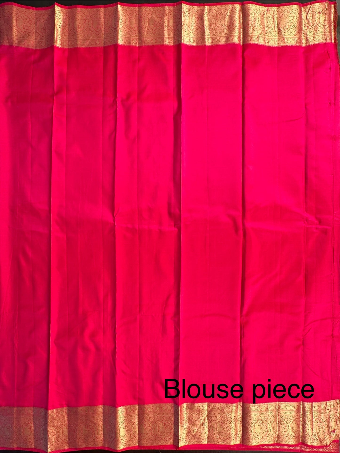 Rani  Pondicherry Handloom Pure Silk Saree