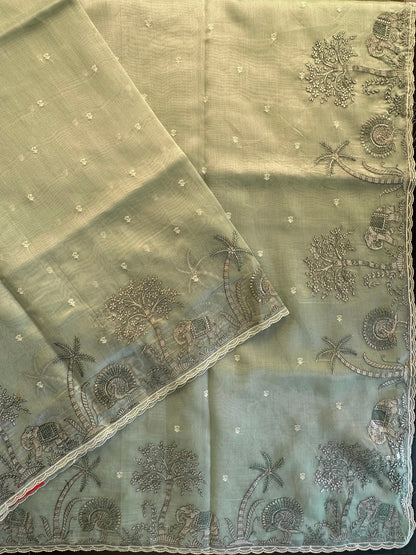 Blended Tissue  Saree