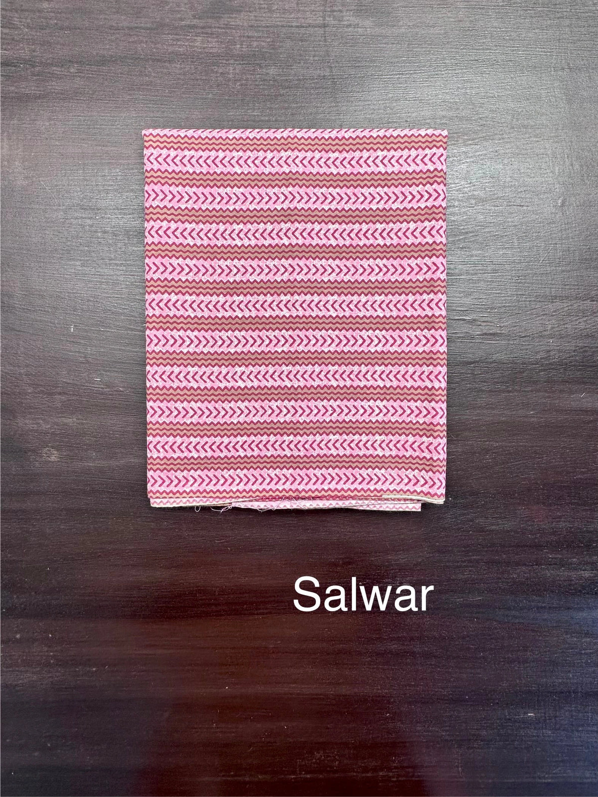 Pink Jaipuri Necktie Cotton 3-Piece Suit