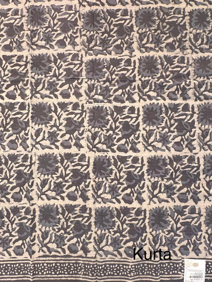 Grey Akira Pure Cotton Suit
