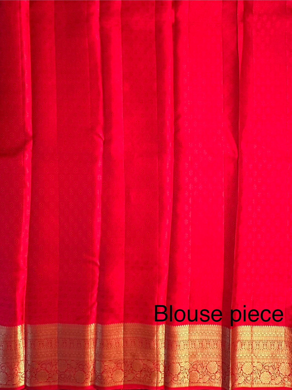 Red Handloom Kanjivaram Jamawar Pure Silk Saree