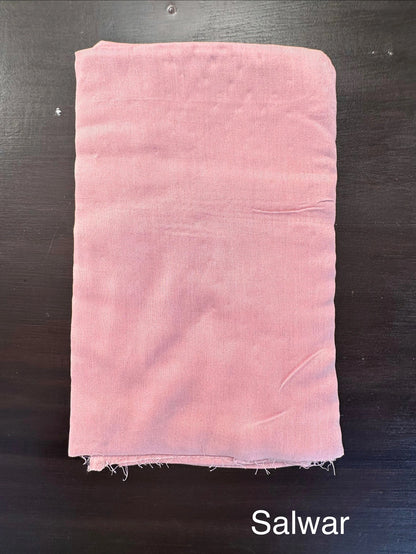 Pink Hand Embroidery Fancy Cotton Suit