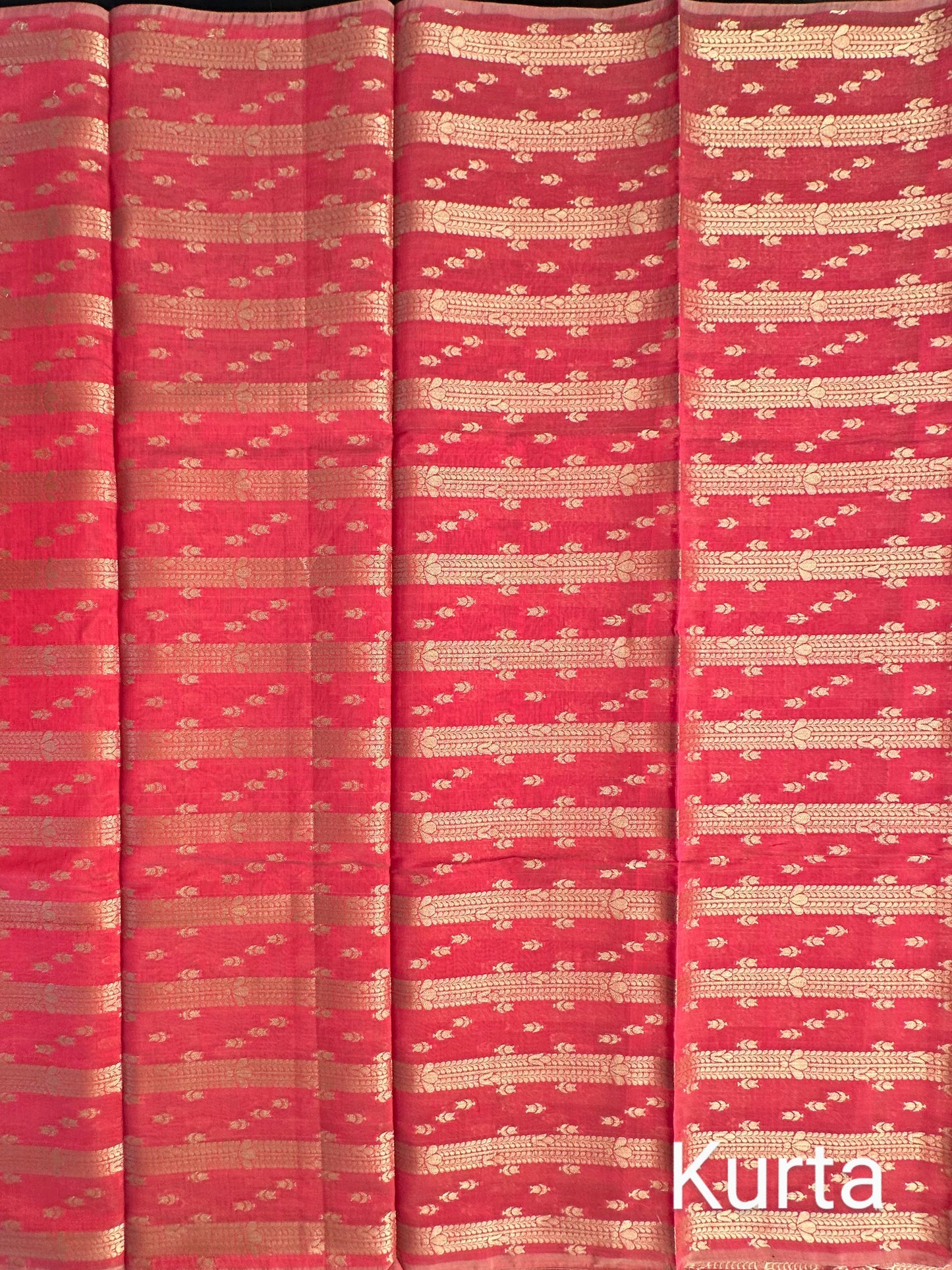 Red Jacquard Handloom Suit