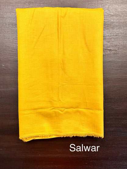 Mustard Dhruvisha Handloom Chanderi Suit