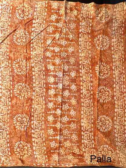 Batik Pure Cotton Saree