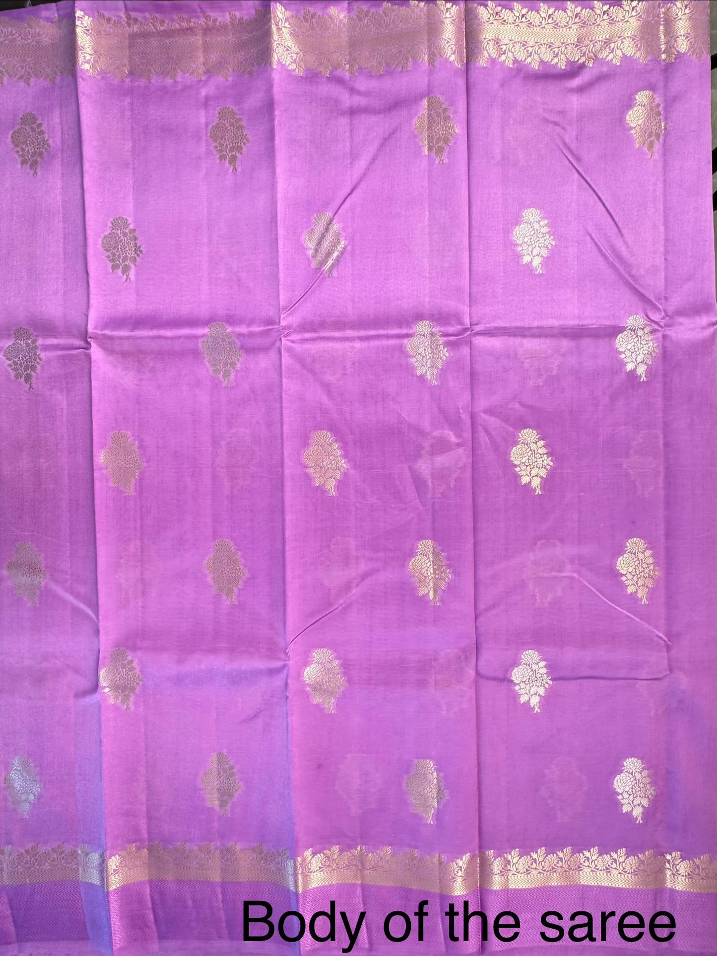 Purple Vishakha Pure Silk Saree