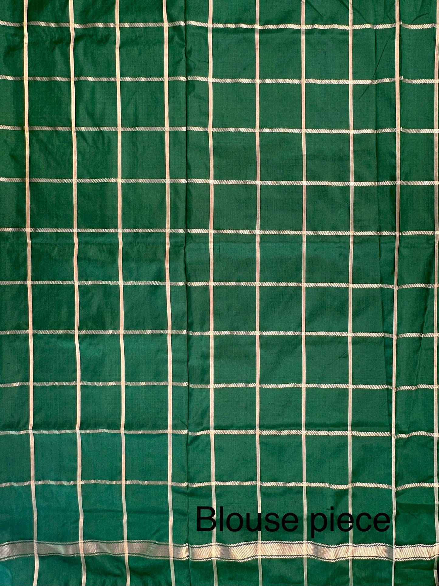 Rani- Bottle Green Patola Pure Silk Saree