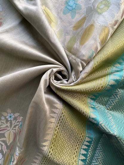 Green Vishakha Pure Silk Saree