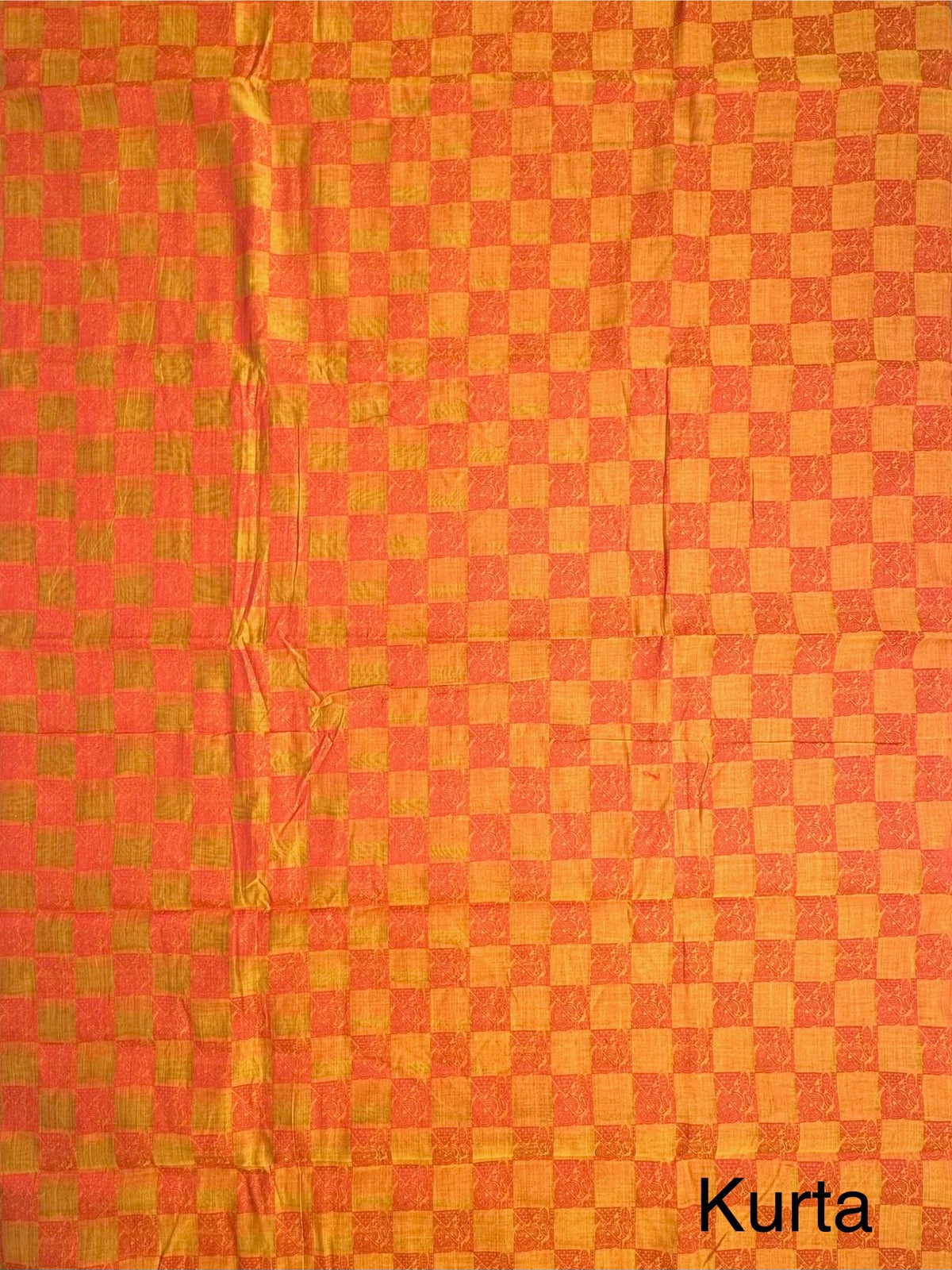 Mustard Jacquard 3-piece Unstitched Cotton Suit