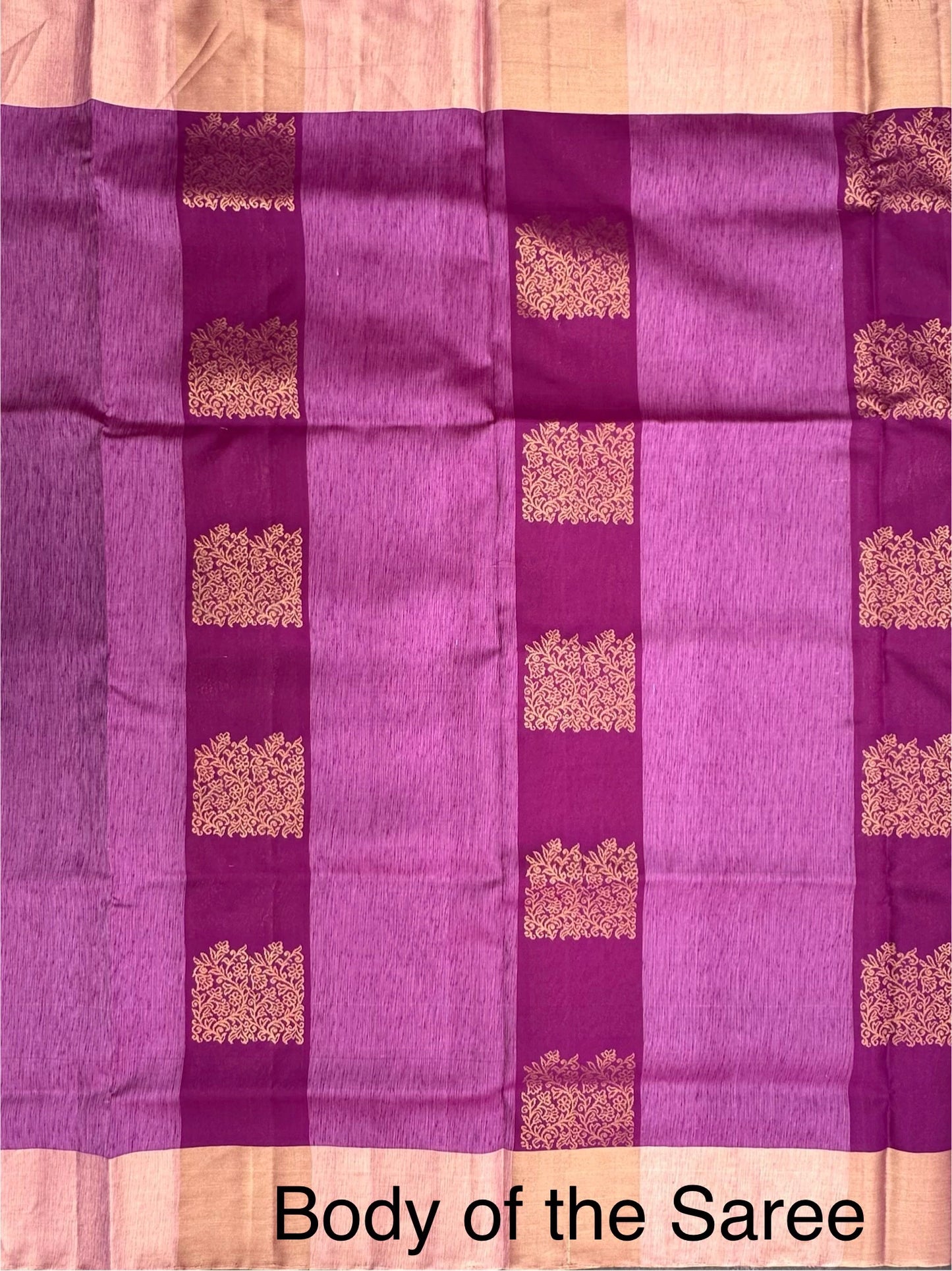 Purple Tiruchirapalli Pure Soft Silk Saree
