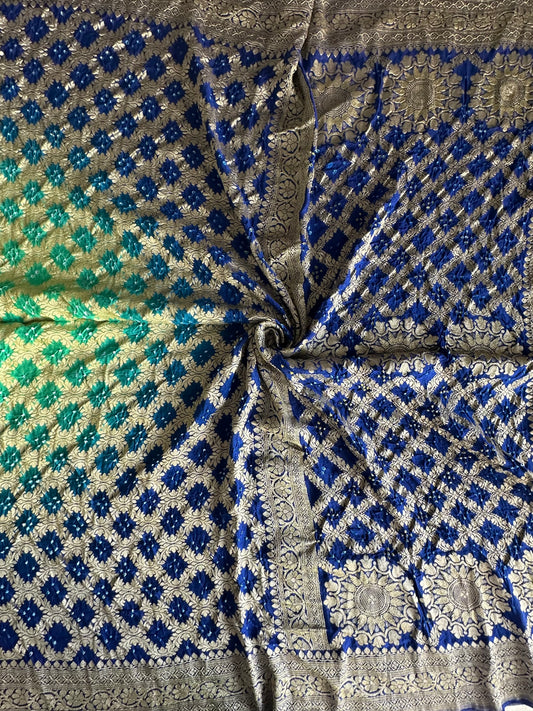 Pure Georgette Gharchola Bandhej Saree