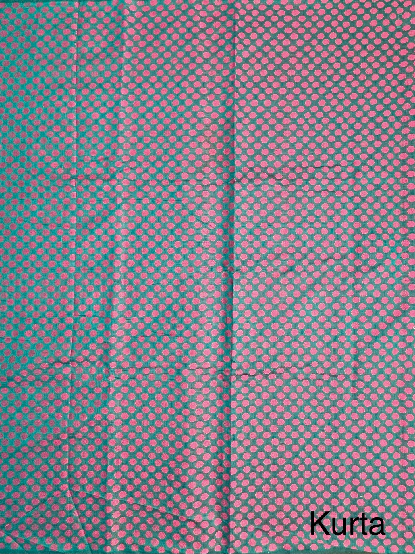 Rama Green Jacquard 3-piece Unstitched Cotton Suit