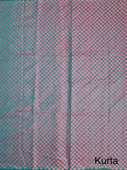 Rama Green Jacquard 3-piece Unstitched Cotton Suit