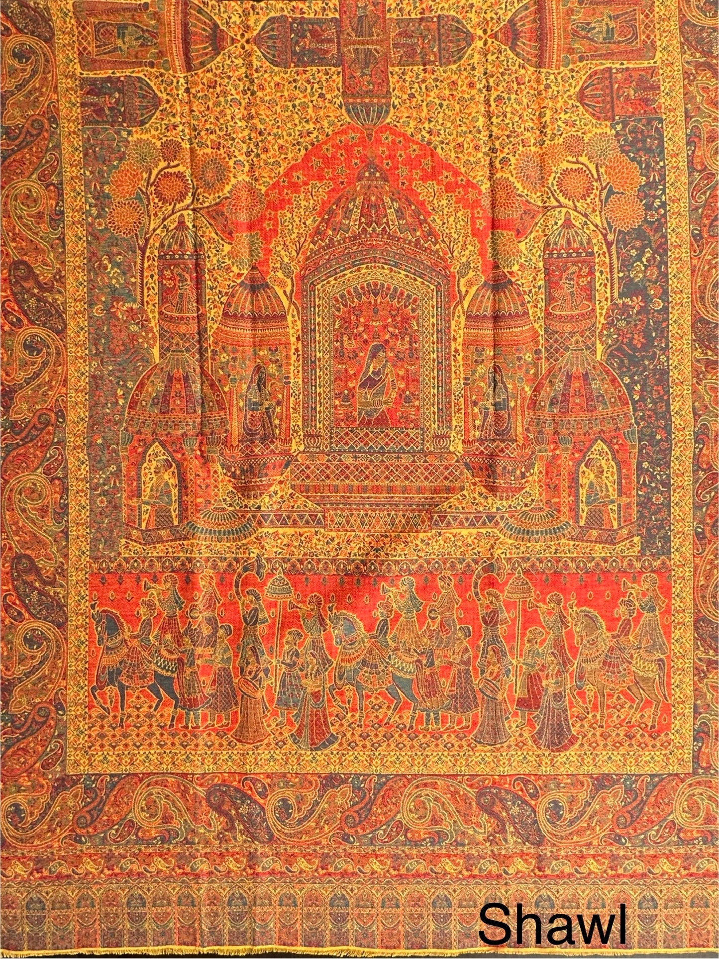 Mustard Woolen Shawl