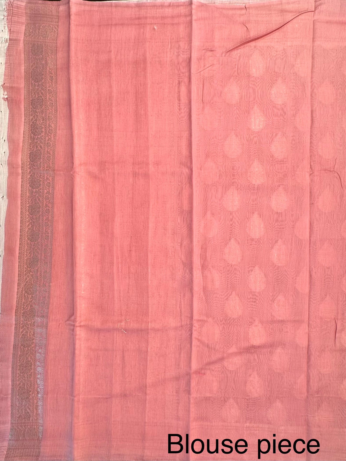 Peach Chanderi Saree