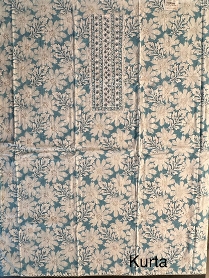 Jaipuri Cotton 3 -Piece Suit