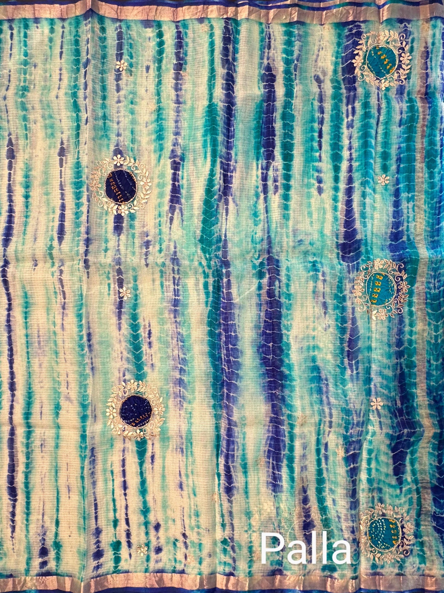 Shibori Bandhej Kota Silk Saree