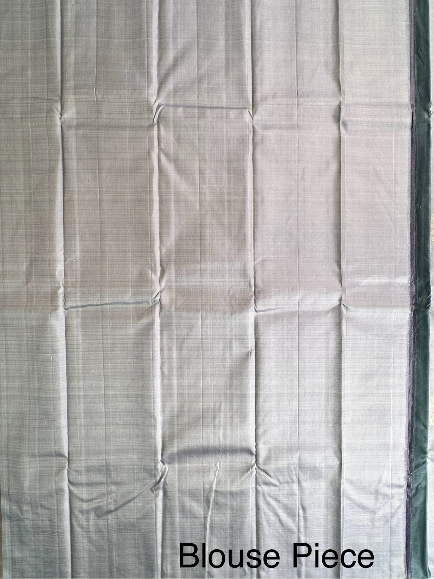Grey Handloom Dharmavaram Pure Silk Saree