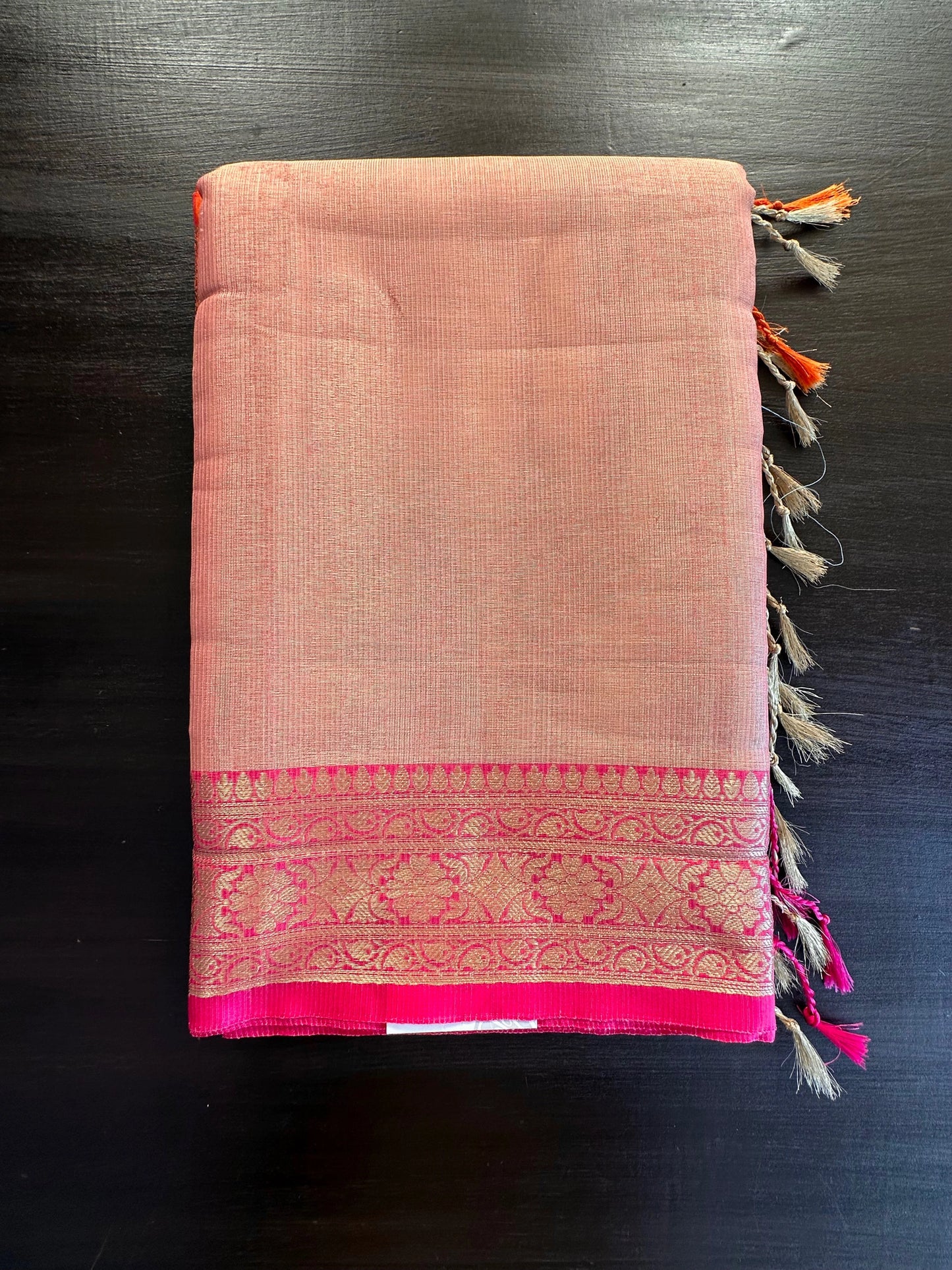 Pink Amrit Tissue Saree