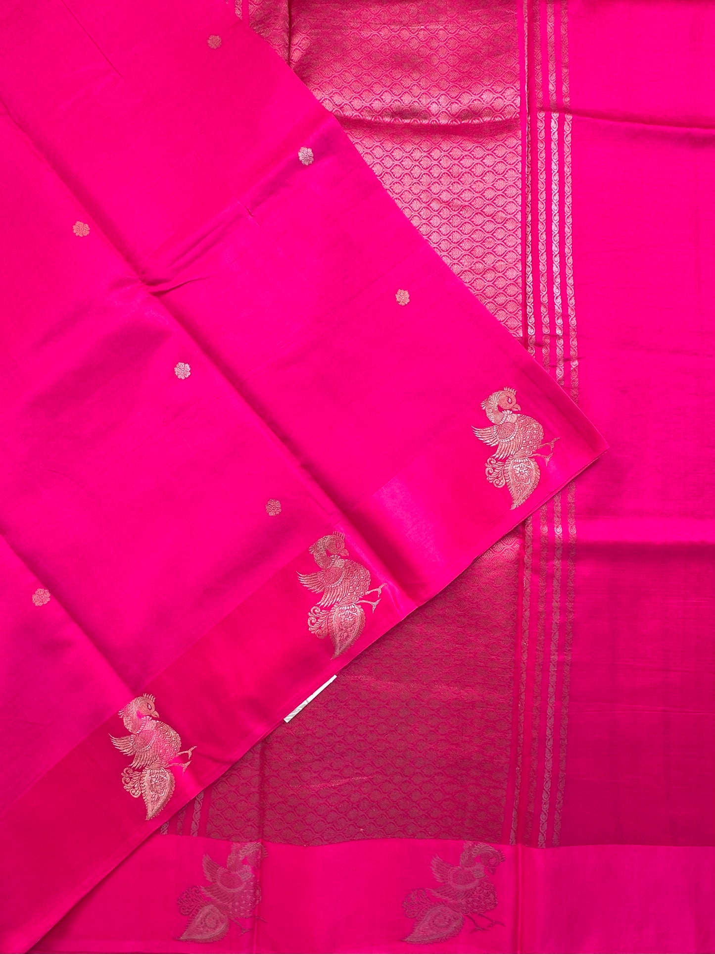 Rani Banarasi Satin Saree