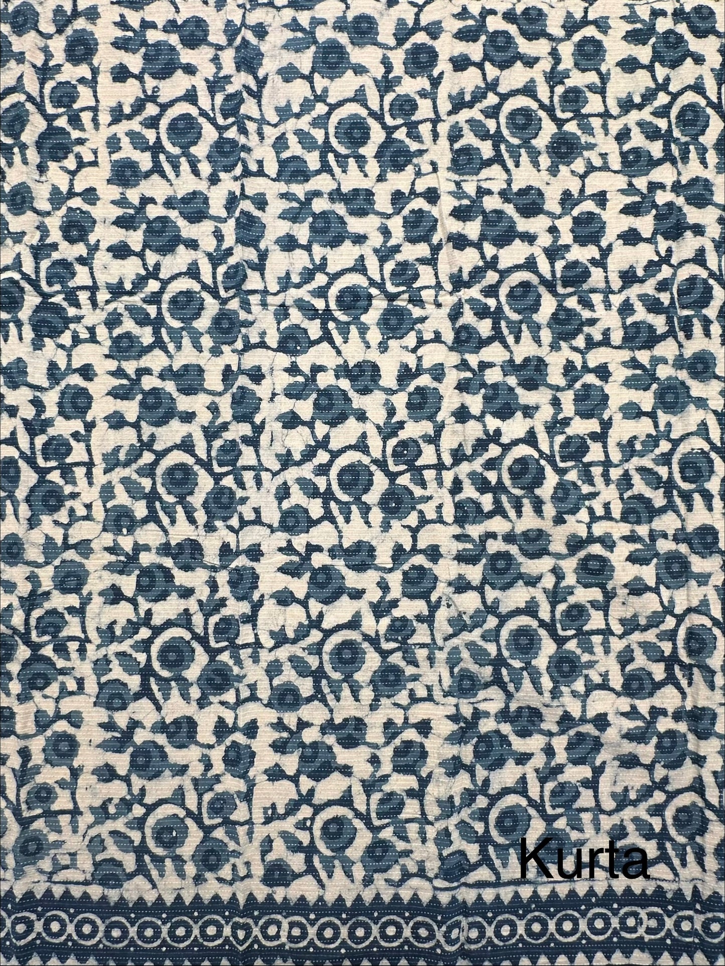 Indigo Blue Pure Cotton Suit