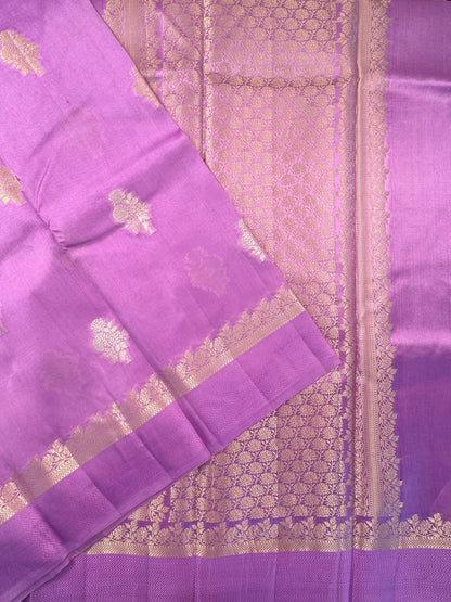 Purple Vishakha Pure Silk Saree