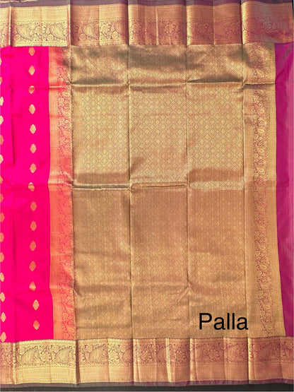Rani Pondicherry Pure Silk Saree